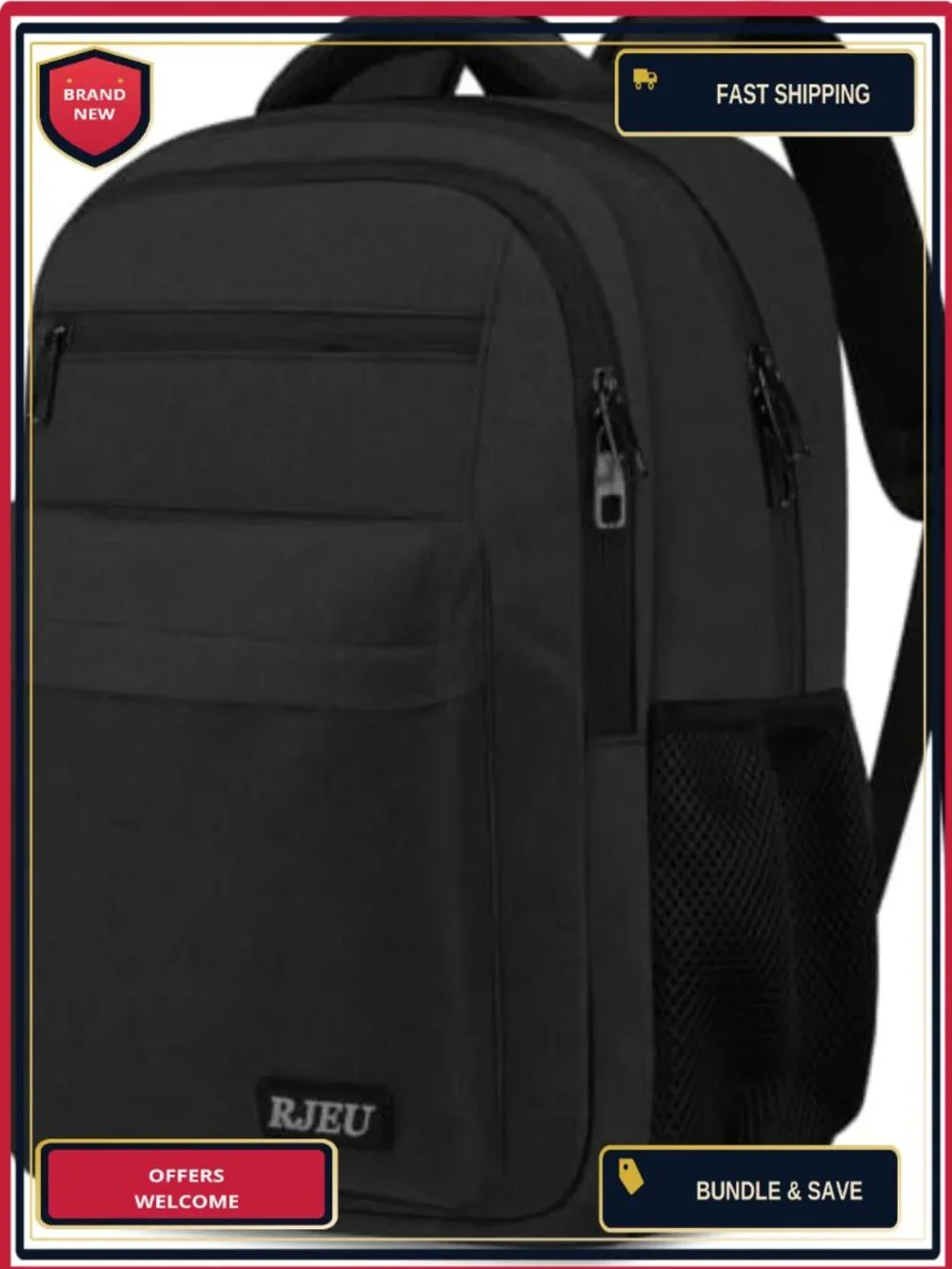 Sturdy Anti-Theft Laptop Backpack with USB Port for School College